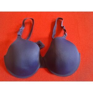 Warners Soft Padded Underwire Bra in Navy Blue, 38C